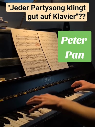 🎵 Peter Pan Klavier Cover 🔥 Partylied von Julian Sommer und Mia Julia @Julian Sommer #peterpan #juliansommer #partysong #klavier #musik