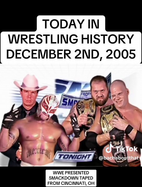 #TodayInHistory #2005 #WWE #SmackDown #BachPac