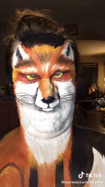 Fun Fox Face Paint Makeup Tutorial