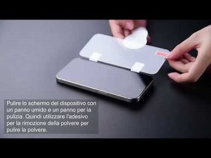 Guida all'installazione di pellicola protettiva in vetro temperato per smartphone