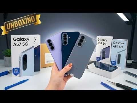 Galaxy A57 5G – UNBOXING!!!🔥