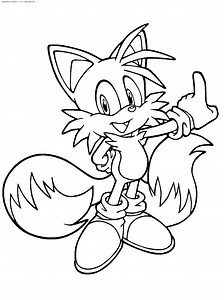View 20 Free Printable Tails Sonic Coloring Pages