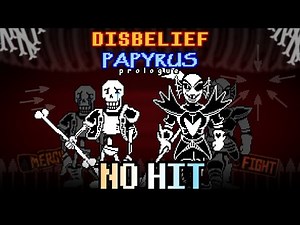 [NO-HIT] Disbelief Papyrus Waterfall Undyne Encounter