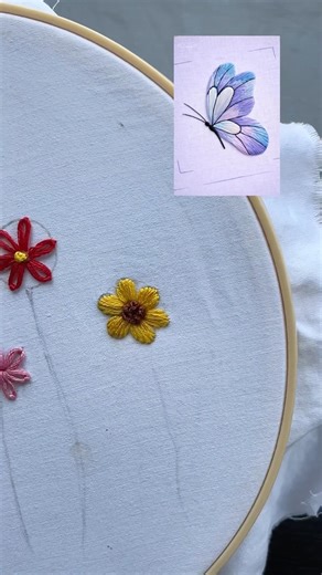 Day - 6 of embroidery series for beginners 🧵🪡 #embroidery #handembroidery #basicembroidery