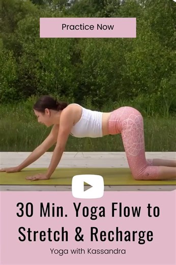 19K views · 240 reactions | Looking for an afternoon flow to recharge and stretch? Try this 30 minute class: https://youtu.be/yDQMKJE_yKE?si=8850UGXcej0NwkKU | Yoga With Kassandra | Facebook