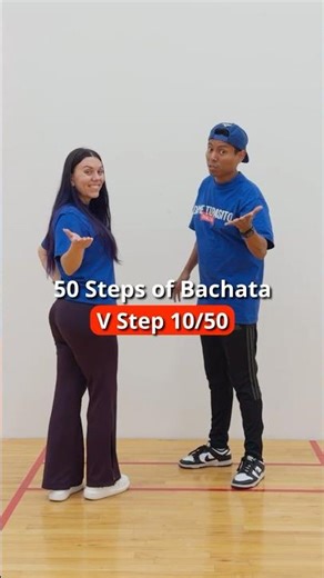 Bachata V Step Tutorial 10/50 🇩🇴 | 50 Steps Challenge Series #bachata