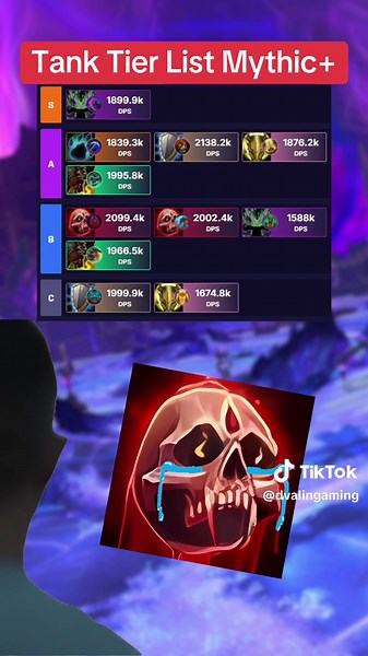 Tank Tier List Mythic #worldofwarcraft #warcraft #mmo #mmorpg #gaming | World of Warcraft