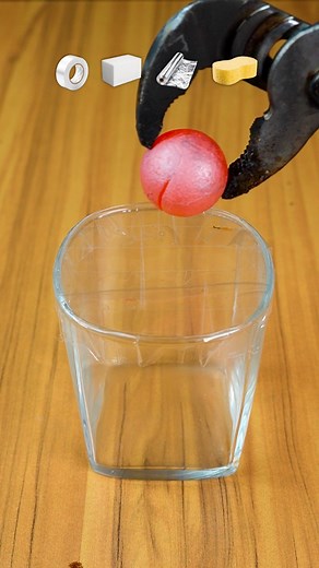 Hot ball vs styrofoam, tape, sponge 🧽😱 | RHCB Experiments