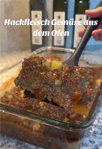 Hackfleisch Gemüse aus dem Ofen leicht zubereiten