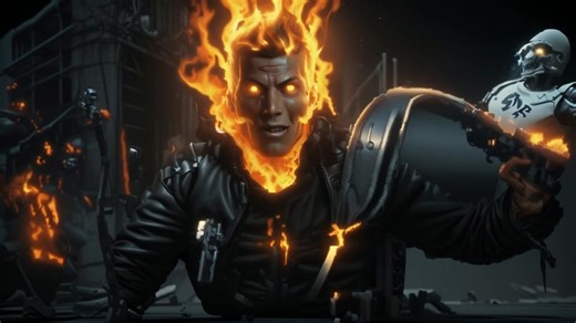 Ghost rider mask up #ghostrider #marvel #superhero #ghost #rider #ai #aianimation #aiart #stablediffusion #foryou #foryoupage