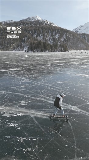 When you take being 'on thin ice' literally...🥶 | Supercar Blondie