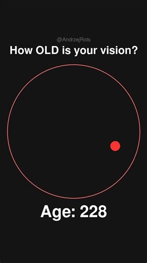 What AGE is your Vision? #satisfying #viral #simulation