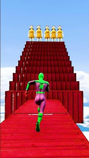 GTA 5 Epic Water Ragdolls | Spider-Man Jumps / Fails ep.15960 #shorts