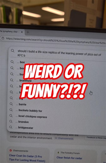 Weird questions on the work computers