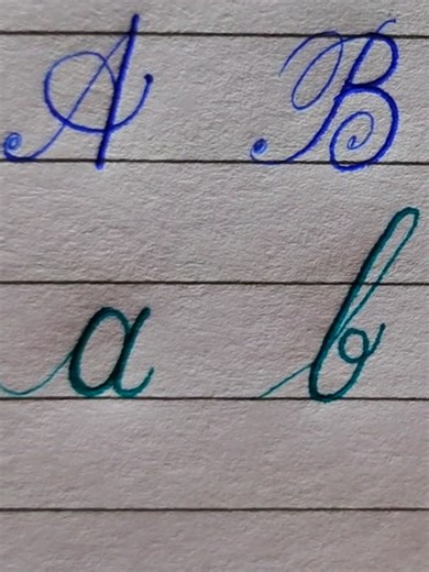 Learn Cursive Writing for English A-Z Letters