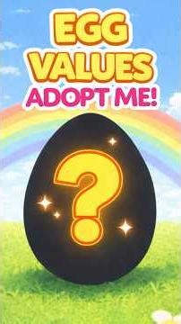 Adopt Me Pet Egg Values! #shorts #adoptmepets #roblox