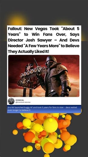 Fallout: New Vegas Took "About 5 Years" to Win Fans Over, Says Director Josh Sawyer