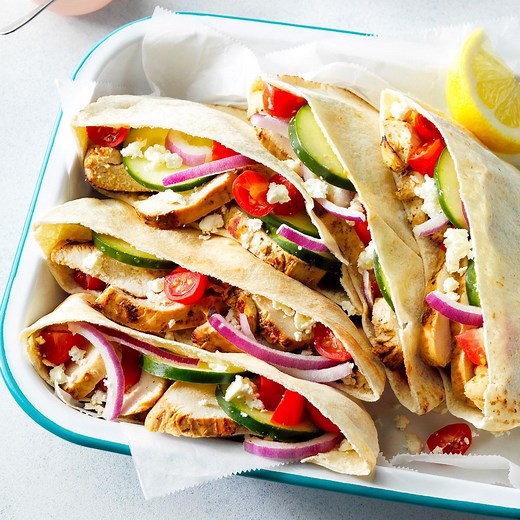 Chicken Pitas