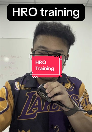 HRO Training and Radio Communication Procedures