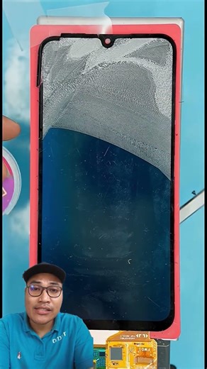 proses pemisahan lcd dan glass #viral #smartphone #caraservishp #automobile #lcd #hp #tips #solder
