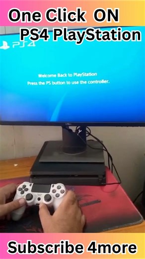 How to Turn ON PlayStation 4 with ONE click #shorts