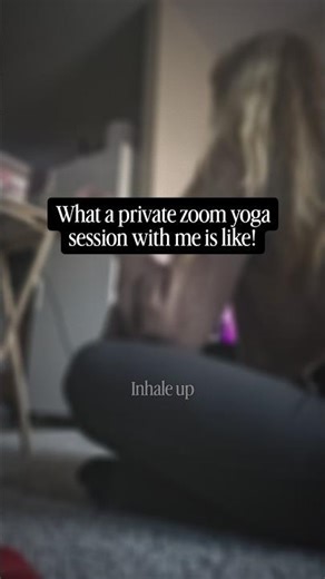 What a Private Yoga Session with Me Looks Like ✨
