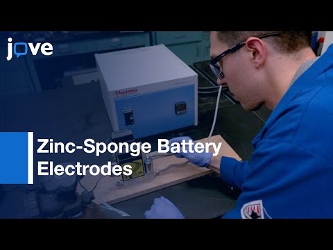 Zinc-Sponge Battery Electrodes That Suppress Dendrites l Protocol Preview