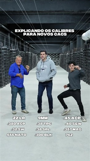 Explicando os calibres de forma fácil para novos CACs