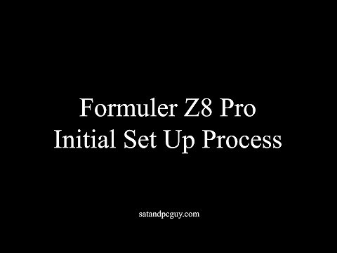 How to set up a Formular Z8 Pro device - initial set up, including Wifi connection configuration