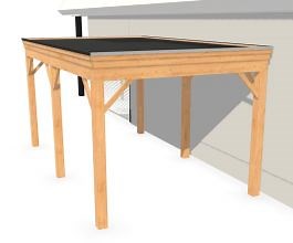 Douglas houten carport op maat