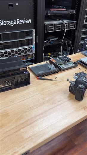 A look inside the Lenovo P3 Ultra Gen2 SFF workstation. Full review on the website. Link in bio. #lenovo #tinypc #workstation | StorageReview