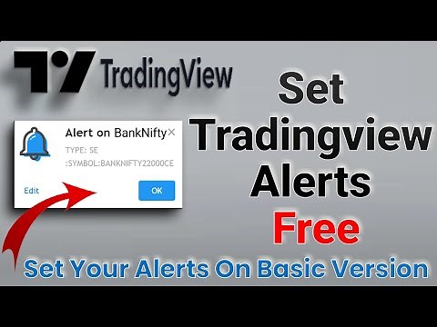 TradingView Alerts Free | How To Set Alerts in TradingView | TradingView Alerts In Live Market