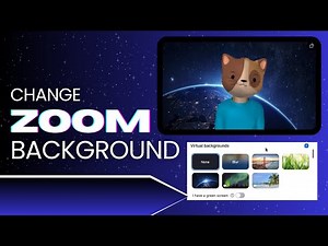 🎯 How to Change your Background in Zoom | 🎥 Custom Video Background in Zoom Meetings