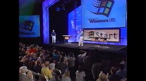 Microsoft Windows 95 Launch with Bill Gates &amp; Jay Leno (1995) | Ali Turgut BOZKURT