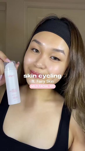 1.9K views · 3.2K reactions | IRRITATION-FREE ROUTINE IN LESS THAN A MINUTE ✨ Imagine doing your skincare as fast as this but as effective as other 6-step skincare routine. That's the Mild Facila Kit signature. 懶 Get yours for only PHP369! Checkout now!  #Fairyskin #ThePremiumSkincareForAll #MildFacialKit | FAIRY SKIN | Facebook