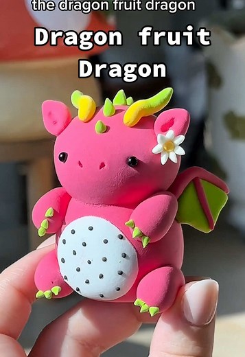 Creative Clay Art Ideas Featuring Dragon Fruit