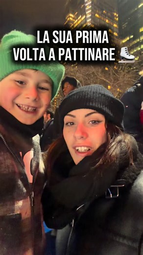 I_Salvarrucci on Instagram: "Avete mai visto vostro figlio fare qualcosa per la prima volta? 🥹 Questa è la sua prima volta a pattinare. Un po’ goffo e impaurito pero tante risate, mani strette e noi tutti intorno a guardarlo 🤍 Poi siamo riusciti a darci il cambio così che pure Luigi potesse provare l’emozione del pattinare a New York e poi magia ha iniziato a nevicare ❄️ Sembravamo dentro un film 📍 Bryant Park – info utili: – accesso con QR code dal telefono – registrazione veloce sul posto –