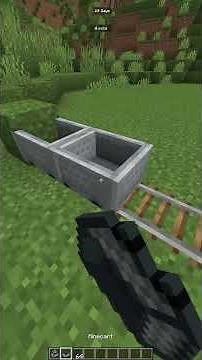 A TRAIN in MINECRAFT WITHOUT MODS?!!