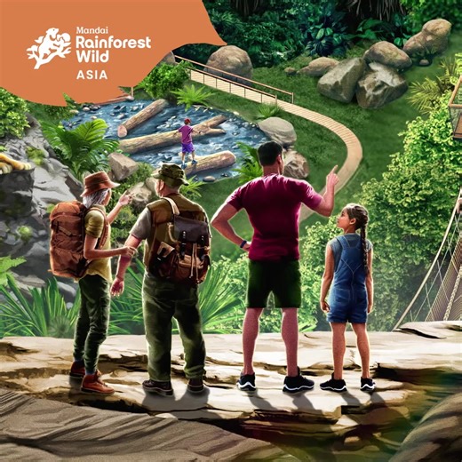 選べ、ワイルド。アジア初のアドベンチャー型動物園！ 木々の間から洞窟まで。冒険心に合わせたさまざまな道を探索しながら熱帯雨林を通り抜け、隠れた動物たちを発見しよう。​ 今すぐ冒険をレベルアップ！チケットは$33から。 | Mandai Wildlife Reserve