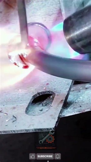 Braze copper pipes precisely using an oxy-acetylene torch for HVAC repair