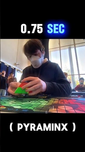 Fatest Pyraminx Cube Solve World Record #shorts #viral #cube #rubikscube
