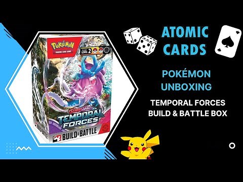 Pokémon Unboxing - Temporal Forces Build and Battle Box