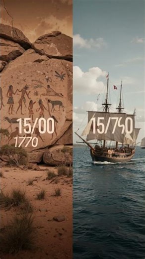 Captain Cook’s Journey That Changed Australia 😮 #australia #captaincook #1770history #facts