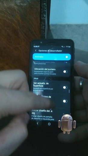 Cómo activar toques en pantalla en Android