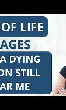 End of Life Stages | Can a Dying Person Still Hear Me #death #hospice #dying