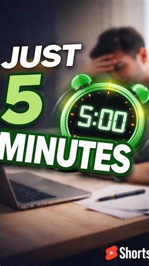 The 5-Minute Rule That Kills Procrastination (Try This Today)