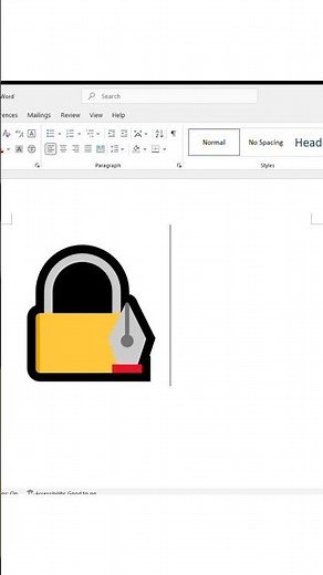 locked🔒 symbol in ms word🖥 #msword#computertips