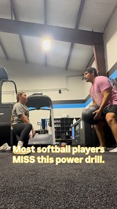 Softball power isn’t just hips & core… It’s how well you can load, catch force, and redirect it FAST. ⚡️ This med-ball drill teaches exactly that: 🔹 Catch in full extension → trains your posterior chain to absorb force 🔹 Drive the ball straight into the ground → trains your core upper body to produce force 🔹 Explosive transfer → exactly what happens in a swing and a throw This is REAL softball strength & conditioning. Not random workouts. Not fluffy band drills. TRANSFERABLE power. If you wan