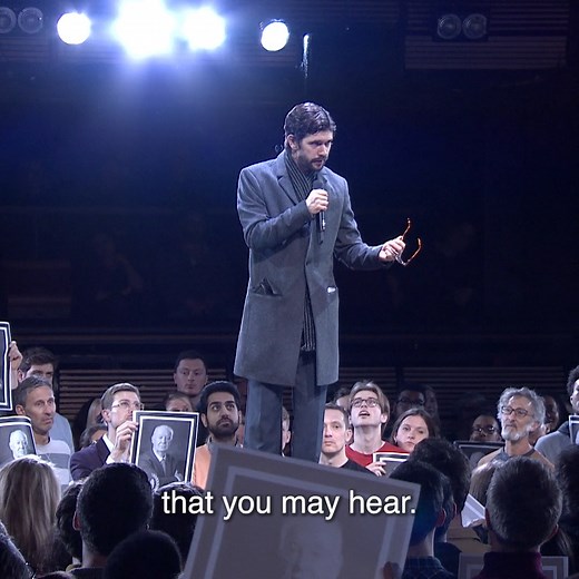 739K views · 7.6K reactions | 'Not that I loved Caesar less, but that I loved Rome more.' Ben Whishaw delivers Brutus' famous speech in Shakespeare's Julius Caesar, available to stream worldwide on National Theatre at Home. A production from the Bridge Theatre. | National Theatre | Facebook