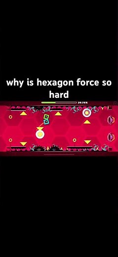 why is hexagon force so hard? #geometrydash #gd
